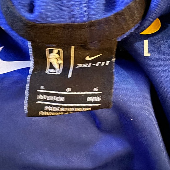 Golden State Warriors Dri-Fit Hoodie Sweatshirt - YL - Picture 2 of 3